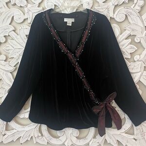 Jackie Jon Velvet Top